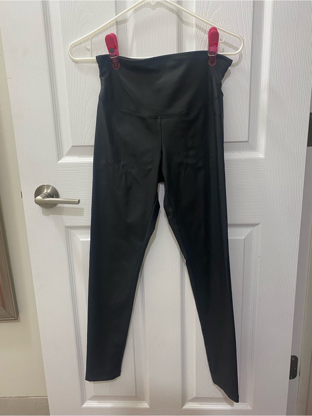 High-Waist Black Leggings - Women's Pants & Jumpsuits